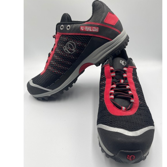 Other - Pearl Izumi X-Alp Seek Mens 11.5 EU 46 MTB Cycling Shoes Black Red SPD 5729